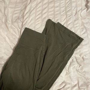 never used sage green flair leggings